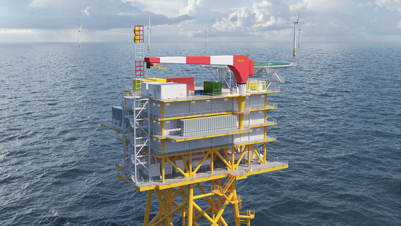 An industry first: PALFINGER to provide fully electric jib cranes for offshore wind farms